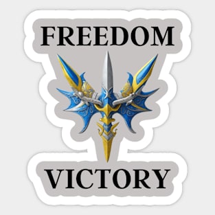 Freedom / Victory / Trident Sticker